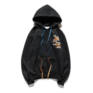 Áo khoác Hoodie Nam Nữ Ofwhite đen
