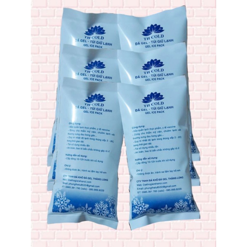 Combo 5 túi đá gel trữ lạnh 350g