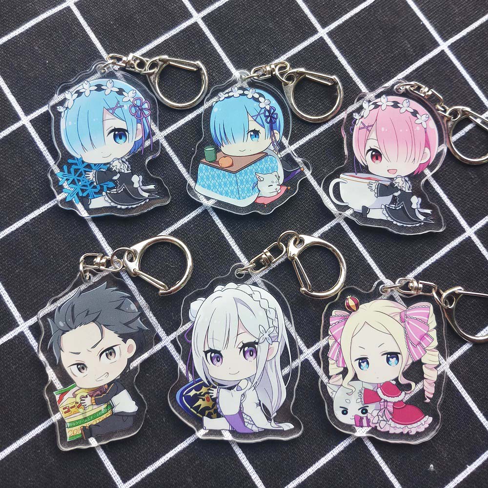 Móc Khóa Anime Re:Zero (Ôm Đồ)