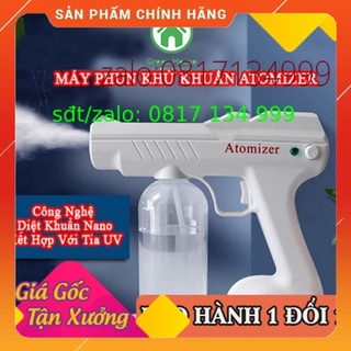 Máy phun khử khuẩn Nano cầm tay Atomizer, Súng phun xịt khử trùng diệt khuẩn tia UV cao cấp