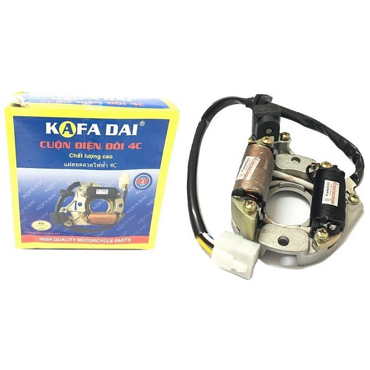 Cuộn điện đôi 4 cực xe Dream 100cc KAFADAI THAILAND (Cuộn lửa xe Dream)