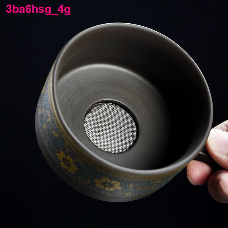 nhà cửa đời sốngWan Qingxing [1 cối xay đá, 1 biển và 6 cốc] Bộ trà Kung Fu bán tự động lười, sáng tạo cốc tại nh