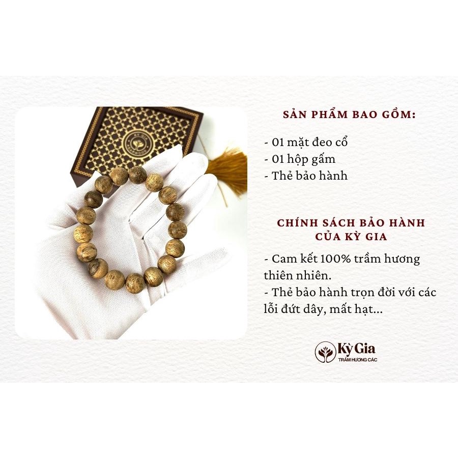 Vòng Tay Trầm Hương Rừng Malay Kỳ Gia TRầm Hương