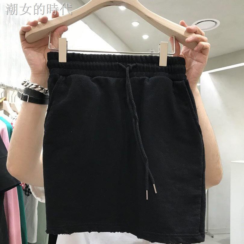 Chân Váy Thể Thao Lưng Cao Phối Dây Rút Co Giãn Tốt Màu Sắc Thời Trang Mùa Hè Hàn Quốc Cho Nữ | BigBuy360 - bigbuy360.vn