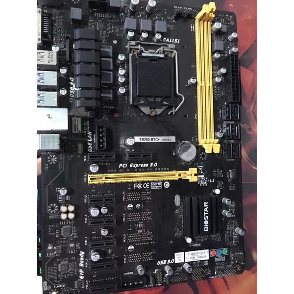 Main Asrock H110 Pro BTC+ /Biostar TB250 BTC cũ