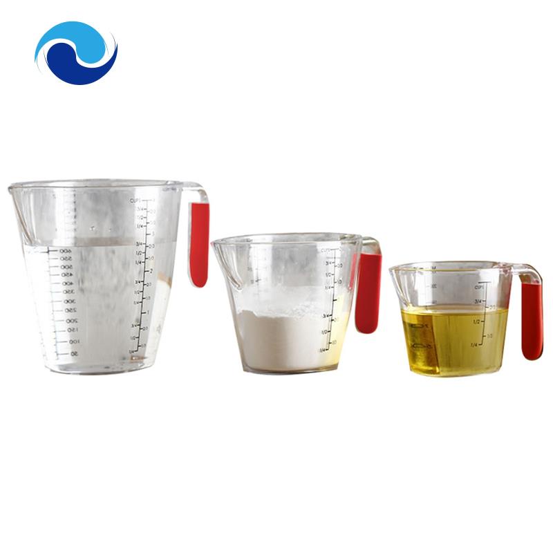 Bộ 3 Cốc Đong 250Ml/500Ml/1000Ml Với Nhiều Kích Cỡ Khác Nhau Tiện Dụng Cho Nhà Bếp