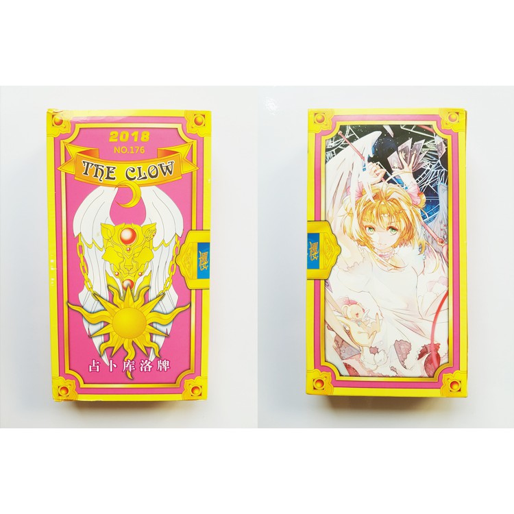 Bộ Bài Clow Chất Lượng Cao - Cardcaptor Sakura - 2 Mẫu Hồng và Đỏ - Otaku Shop