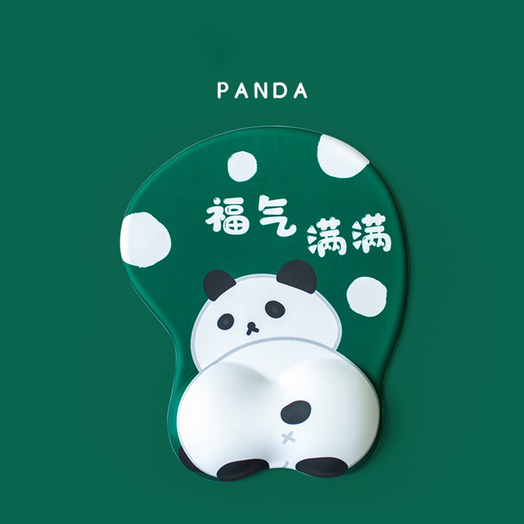 Miếng Lót Chuột 3d Bằng Silicon Chống Trượt Hình Chân Mèo Dễ Thương