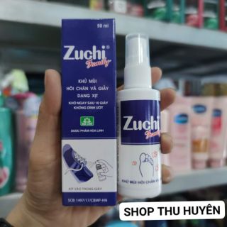 Zuchi xịt giày, khử mùi hôi chân hiệu quả
