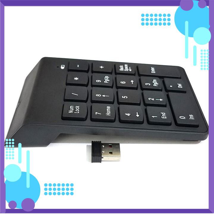 Mua ngay Bàn phím số không dây Mini Numeric Keypad PC12 [Giảm giá 5%]