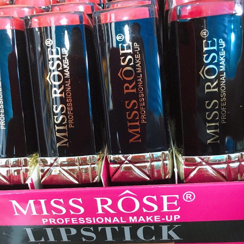 combo 5cây son Miss Rose 3D đen-son mềm mịn | BigBuy360 - bigbuy360.vn