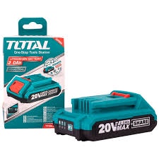 Pin sạc 20V TOTAL TFBLI20011 20V Pin Lithium có đèn LED báo dung lượng của pin dùng được cho tất cả máy 20V INGCO TOTAL