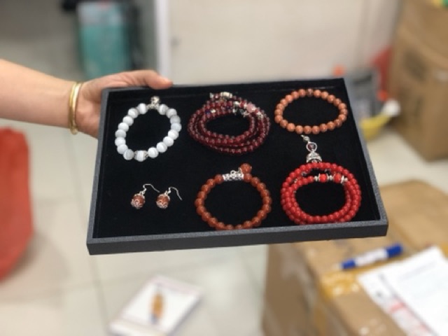 Khay nhung đựng trang sức siu rẻ