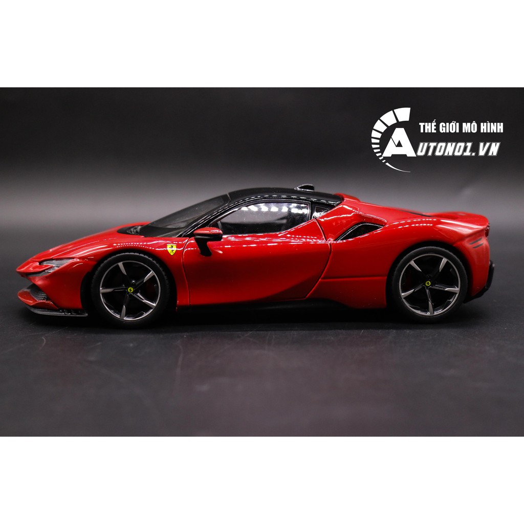 MÔ HÌNH XE FERRARI SF90 STRADALE RED 1:24 BBURAGO 7528