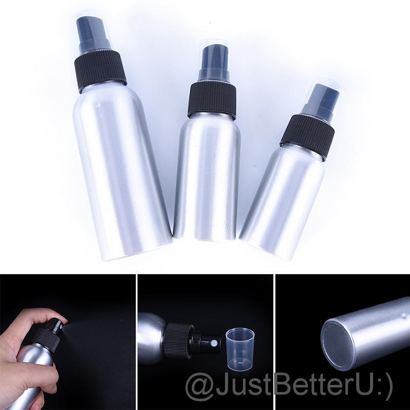 Bình Xịt Nước Làm Tóc Bằng Nhôm 1x30 / 50 / 100ml