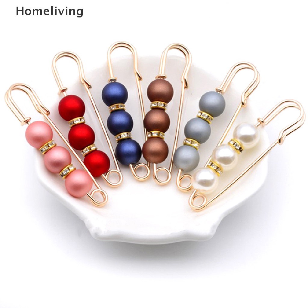 Ghim Cài Thắt Lưng Đính Hạt Ngọc Trai Giả Cỡ Lớn An Toàn