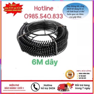Dây thông tắc cống dài 6M