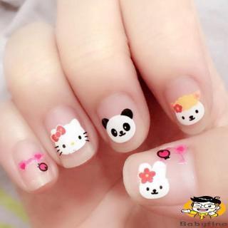 Sticker Hoạt Hình Dán Móng Tay Cho Bé