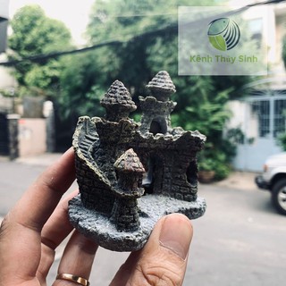 Mô hình lâu đài trang trí bể cá