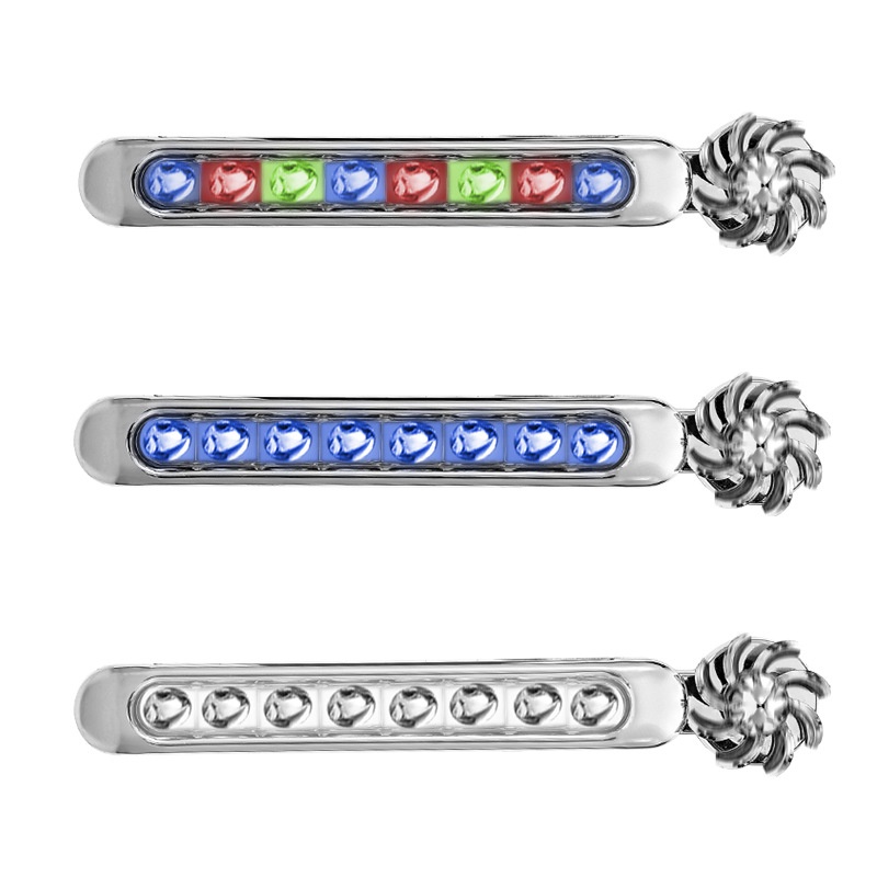 Đèn độ xe ô tô, xe máy, đèn led năng lượng gió tự động sáng, đèn gắn trang trí ô tô, xe máy tự sáng khi xe di chuyển