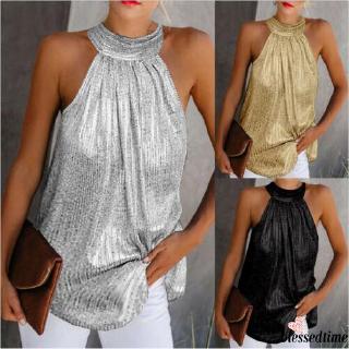 Áo thun sát nách cổ lọ mùa hè cho nữ