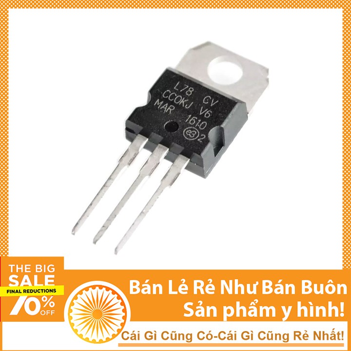 IC ổn áp 12VDC L7812CV 1.5A TO-220