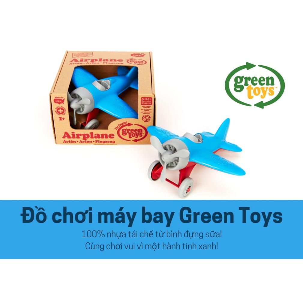 Đồ chơi máy bay Green Toys - Xanh dương