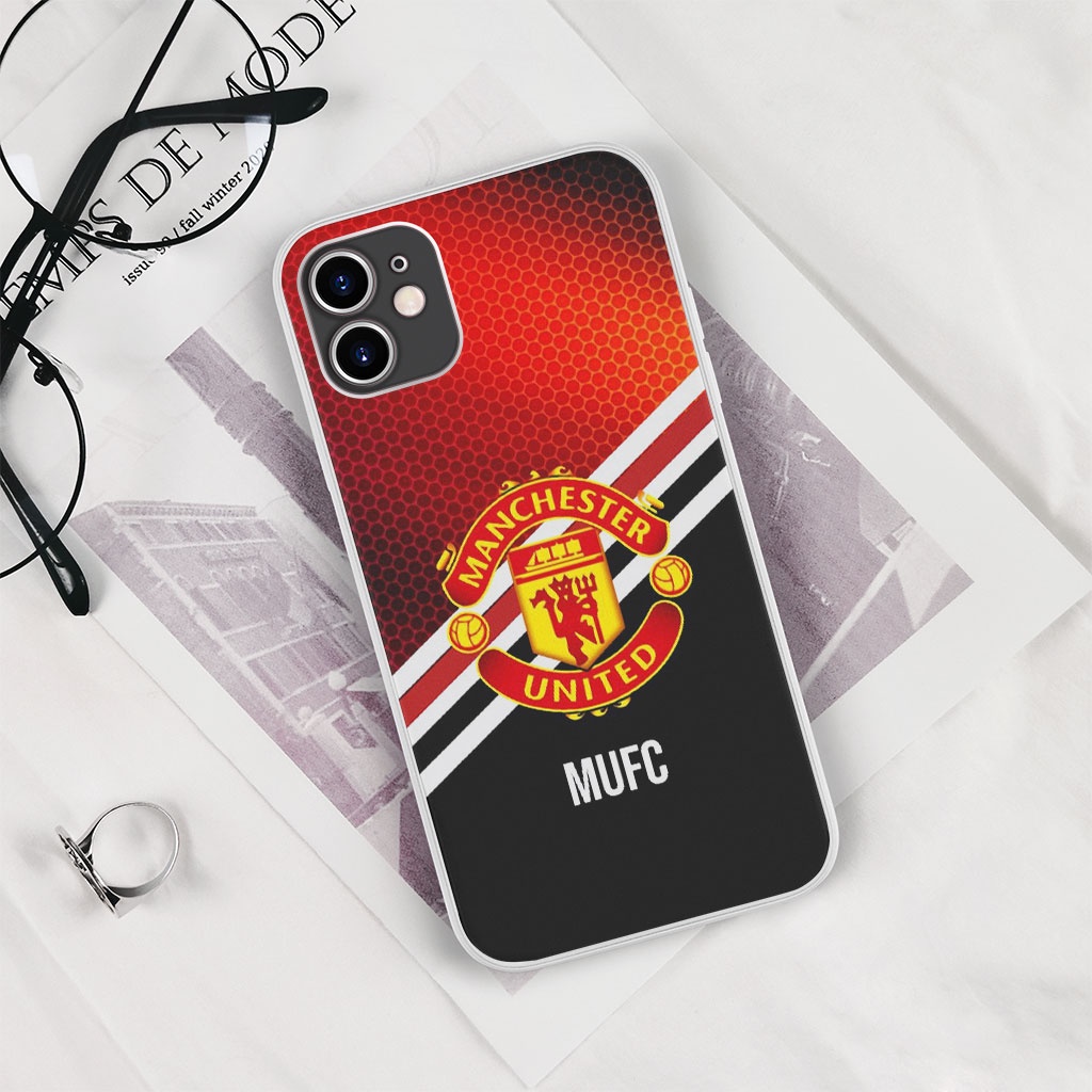 Ốp lưng logo manchester united ba sọc chéo giữa ốp pro 13 11 12 promax 7 8 plus xs X Xr  ART20227028