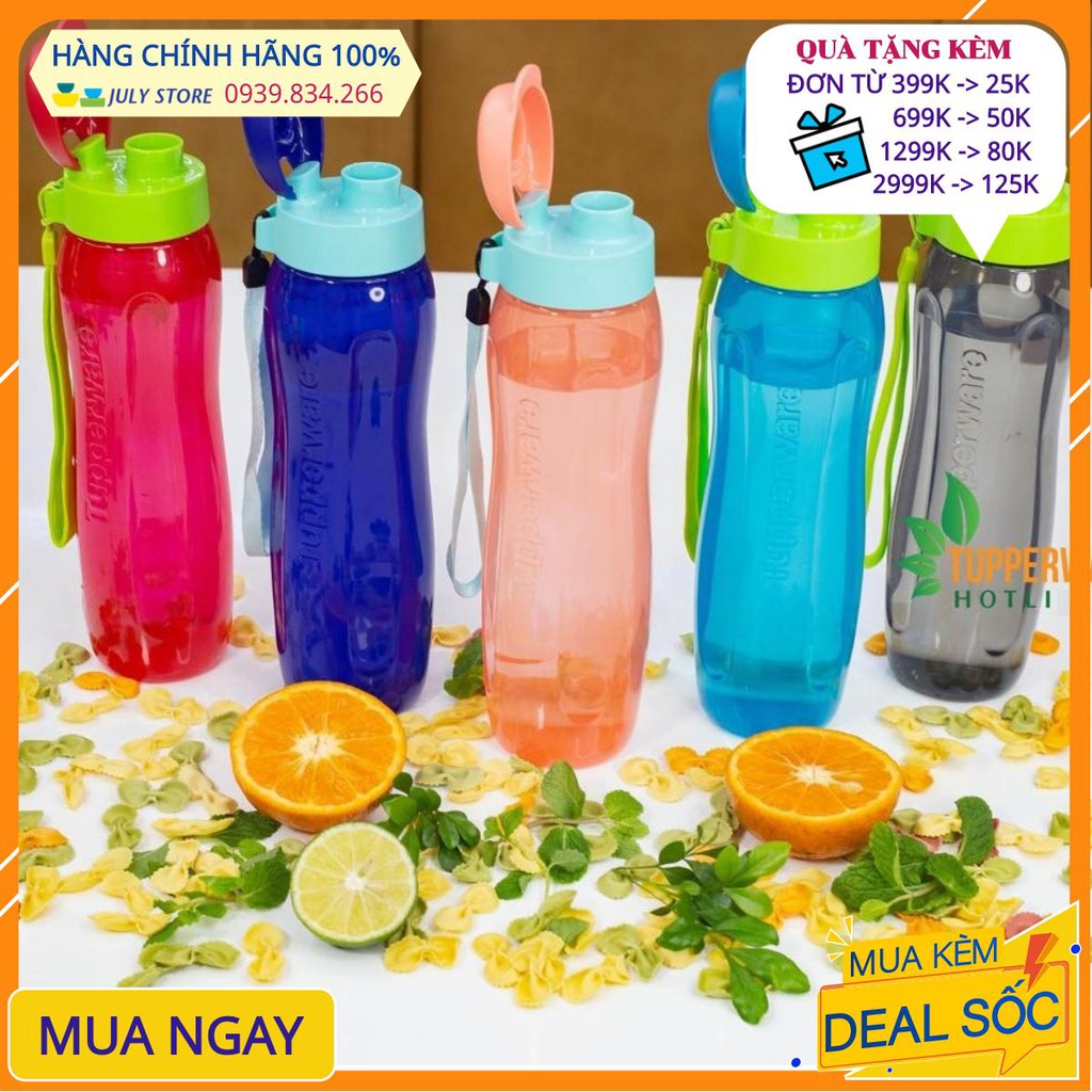 [SALE 50%] Bình Nước Tupperware 💕Freeship💕Eco Bottle Gen II 750ml