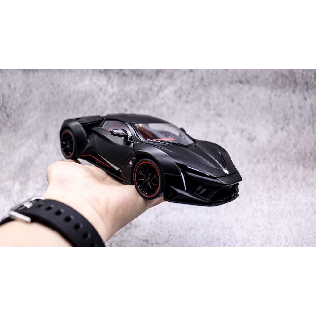 MÔ HÌNH XE FENYR SUPERSPORT BLACK 1:24 HENGTENG MODEL 6783