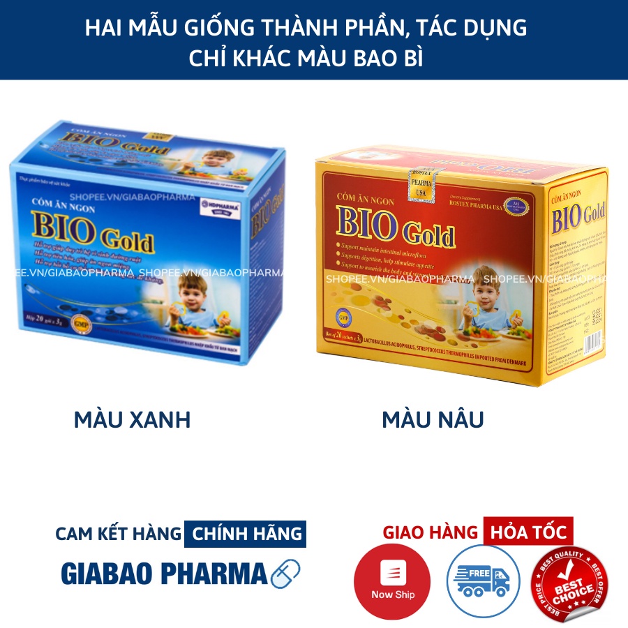 Cốm ăn ngon cho bé Bio Gold bổ sung lợi khuẩn, hỗ trợ hệ tiêu hóa