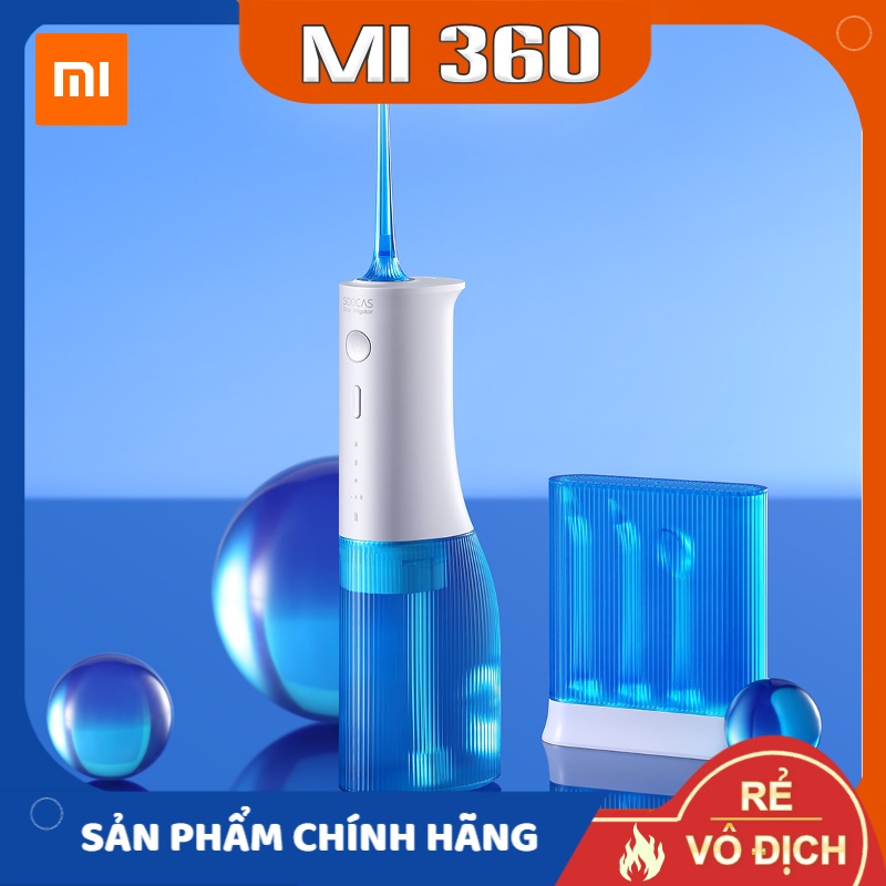 Tăm Nước Vệ Sinh Răng Miệng Xiaomi Soocas W3/ W3 Pro✅ 4 Vòi Thay Thế Tiện Dụng✅ Hàng Chính Hãng