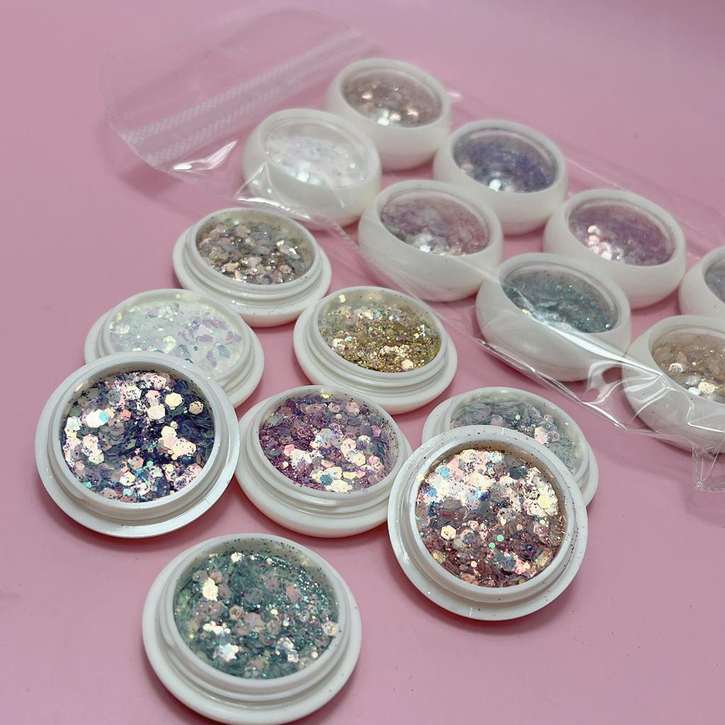 SET NHŨ VẨY CÁ 8 HŨ ĐẸP SIÊU SÁNG