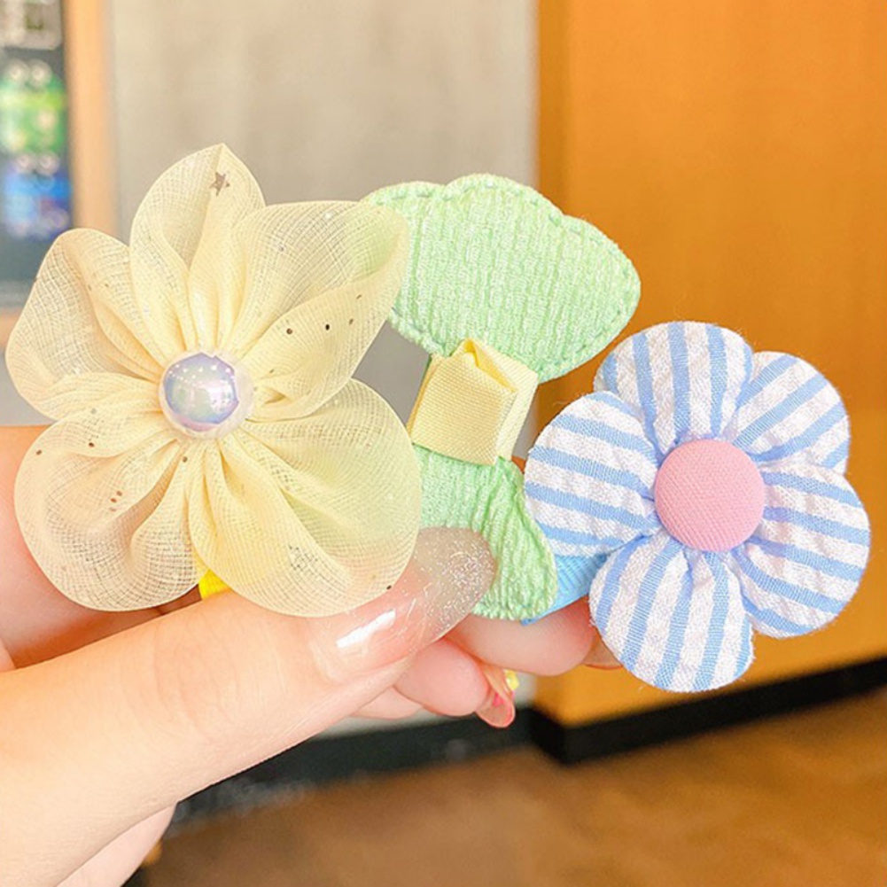 Set 10 Kẹp Tóc Nơ Dễ Thương Cho Bé Gái