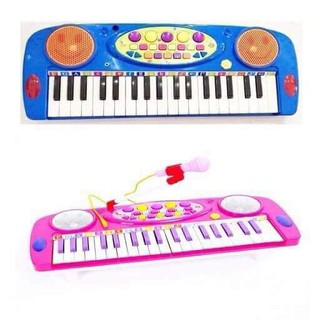 ĐÀN ORGAN ĐIỆN TỬ KÈM MICRO CHO BÉ( Màu Hồng)