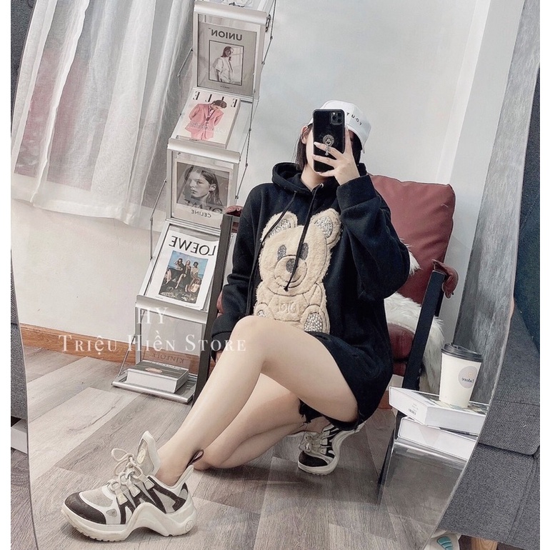 ÁO HOODIE NỈ LÓT LÔNG