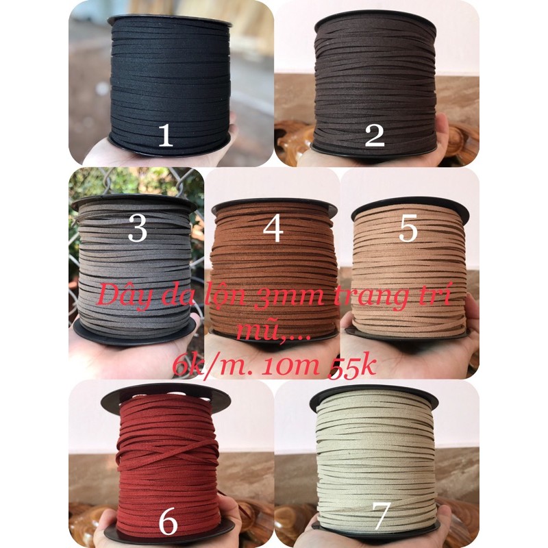 Dây Da Lộn 3mm