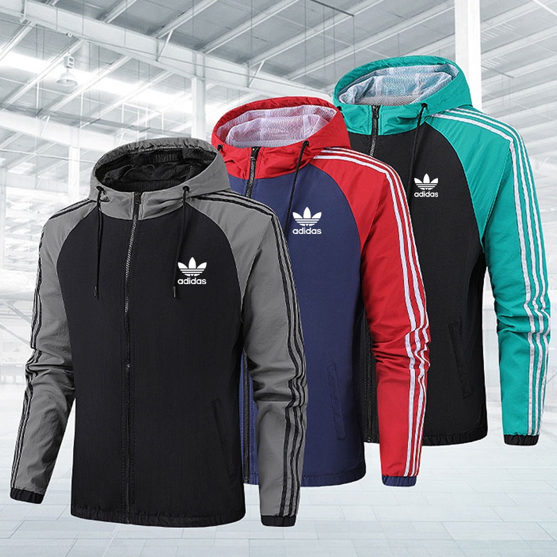 Áo Khoác Thể Thao Chống Thấm Nước Có Mũ Trùm Tiện Lợi Dành Cho Nam / size m-8xl