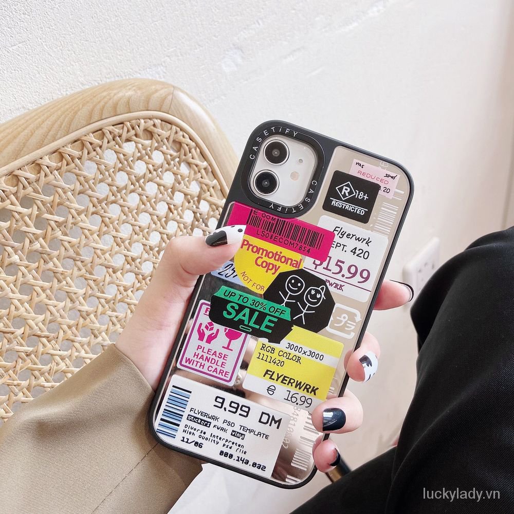 【24 Hours Shipping】【High Quality】Casetify Mirror Case Sales Icon Case iPhone12 11promax 6plus 7plus iPhoneX XR Xsmax iPhone11 Shockproof Casing lWVP