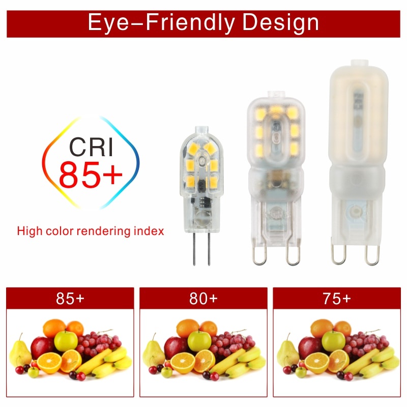 Bóng Đèn LED G4 G9 3W 5W AC DC 12V 220V SMD2835 Thay Thế 30W 60W Tiện Dụng