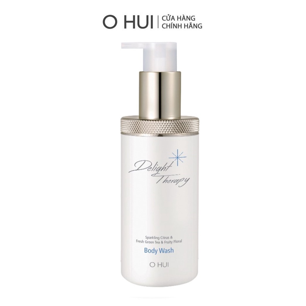 [Mã COSLUX03 giảm 120K] Sữa tắm liệu pháp biển dưỡng sáng da ngăn ngừa mụn OHUI Delight Therapy Body Wash 300ml