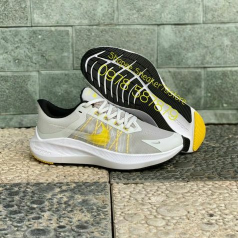 Giày Nike Running Zoom Winflo 34 (20) Grey/yelow Nam/Nữ [Chính Hãng - FullBox]