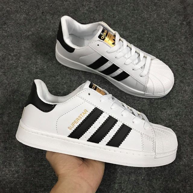 Giày Thể Thao Superstar Sò Tem Vàng Giá Rẻ.