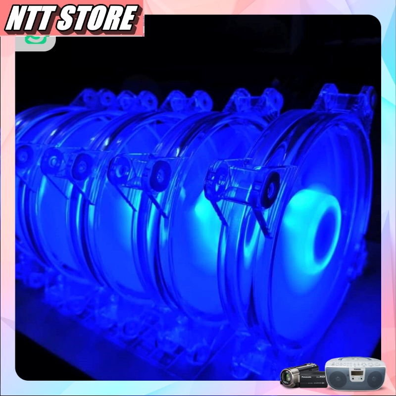 Fan led tản nhiệt  RGB Gnet dành cho máy tính PC Tặng Bộ Hub Kết Nối Nguồn Và Điều Khiển - NTT Store