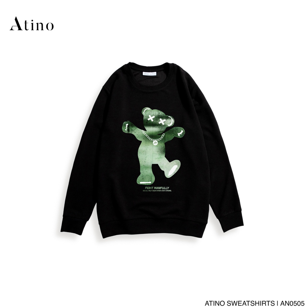 Áo thun dài tay nam GAUXA ATINO vải thun cao cấp chuẩn form AN0505