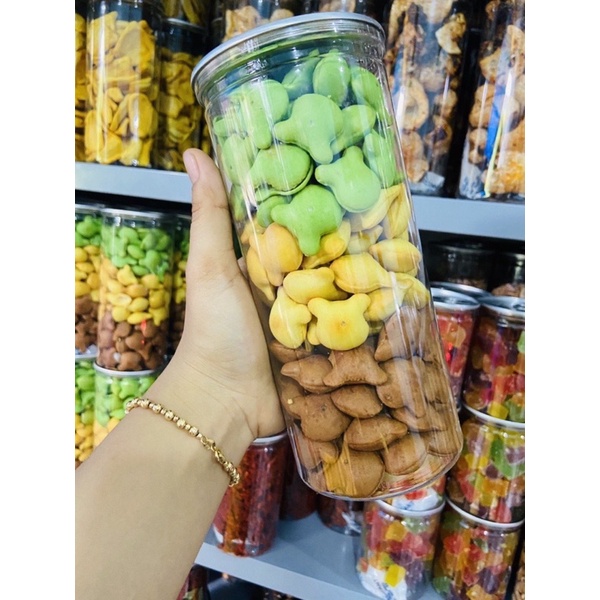 Bánh Gấu Nhân Kem Sữa Mix 3 Vị❤️Loại Đặc Biệt❤️Ngậy Thơm Ngon- hũ 300gr_ Đồ ăn Vặt CemLYHN | BigBuy360 - bigbuy360.vn