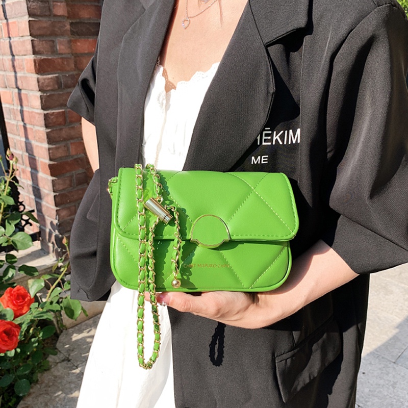 Túi đeo vai IELGY họa tiết hình thoi cao cấp thời trang cho nữ