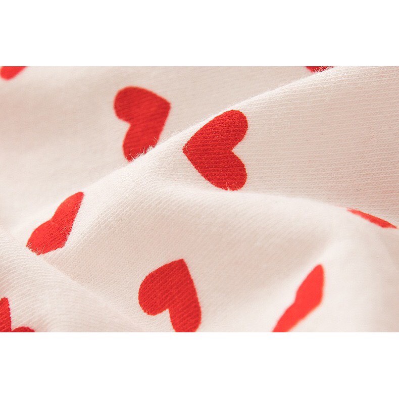 Quần Lót Nữ - Quần Cotton Nữ tông đỏ hoạ tiết hoạt hình đáng yêu phối viền ren DAN STORE MÃ L899