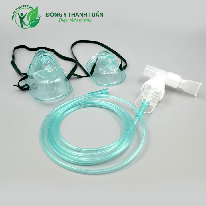 Bộ Mask Xông Khí Dung Trẻ Em Và Người Lớn Dành Cho Máy Xông Khí Dung/ Xông Mũi Họng