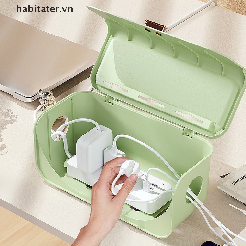 Hộp Đựng Ổ Cắm Điện / Dây Cáp Nhiều Màu Sắc Tiện Dụng